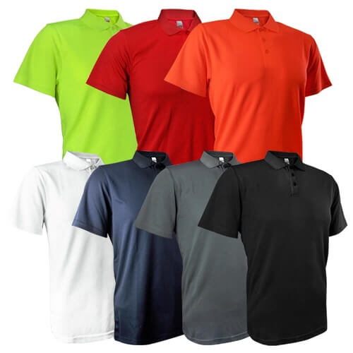 sublimation polo shirt design front and back