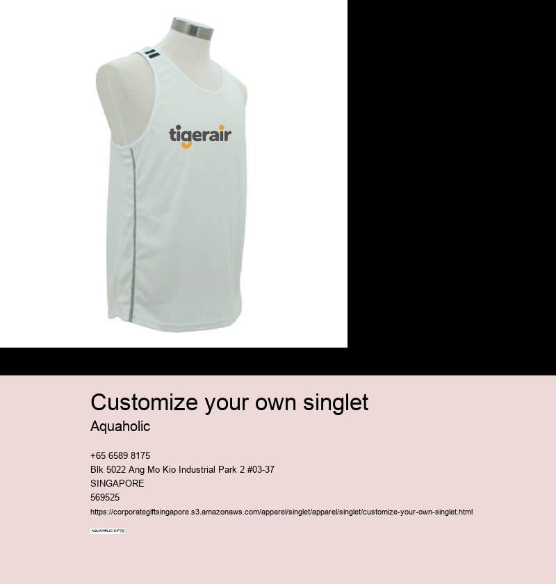 customize your own singlet