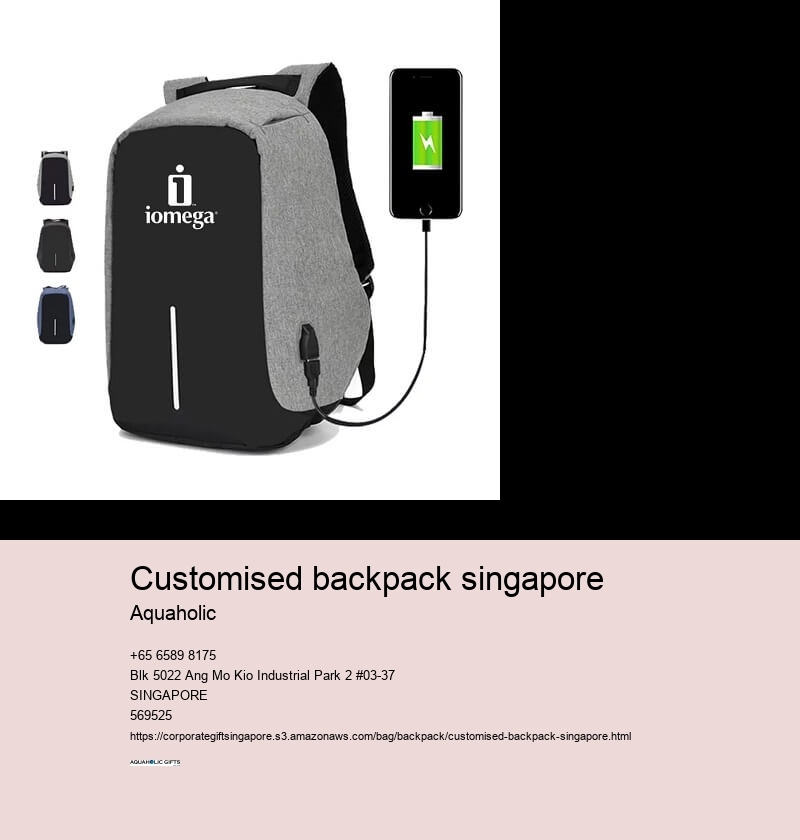 customised backpack singapore
