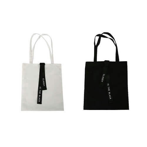 foldable canvas tote bag