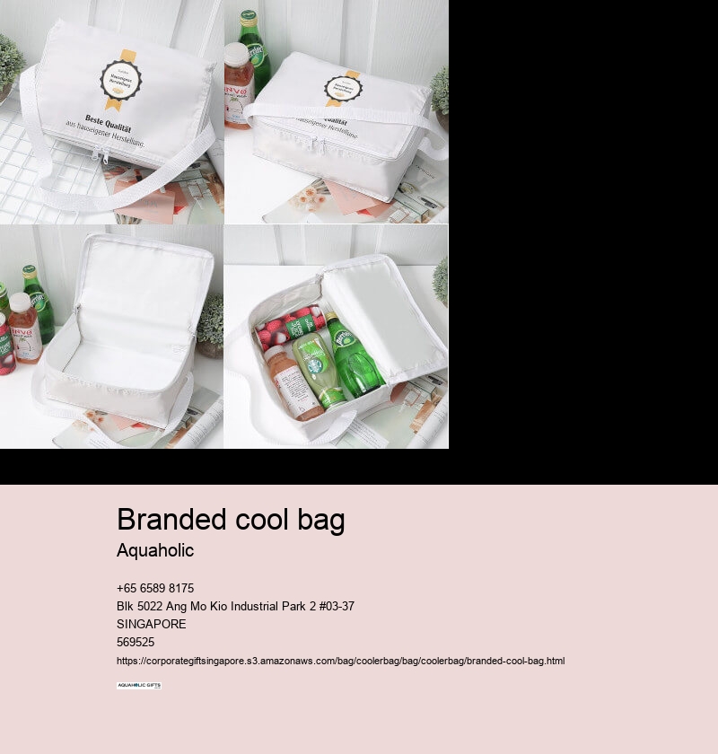 branded cool bag