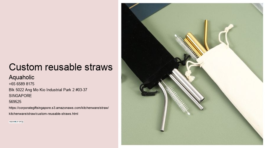 custom reusable straws