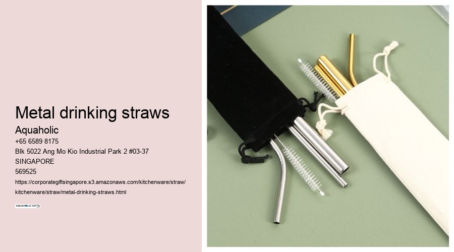 metal drinking straws