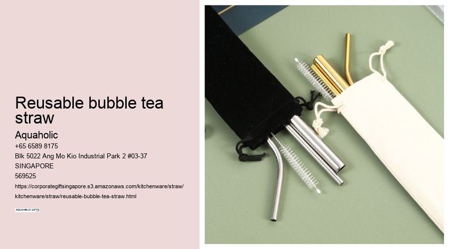 reusable bubble tea straw