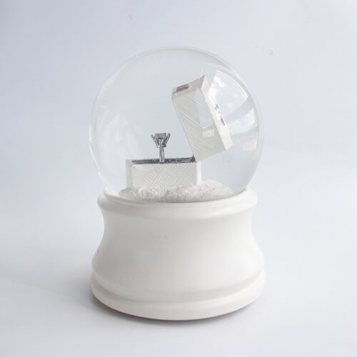 custom figurine snow globe