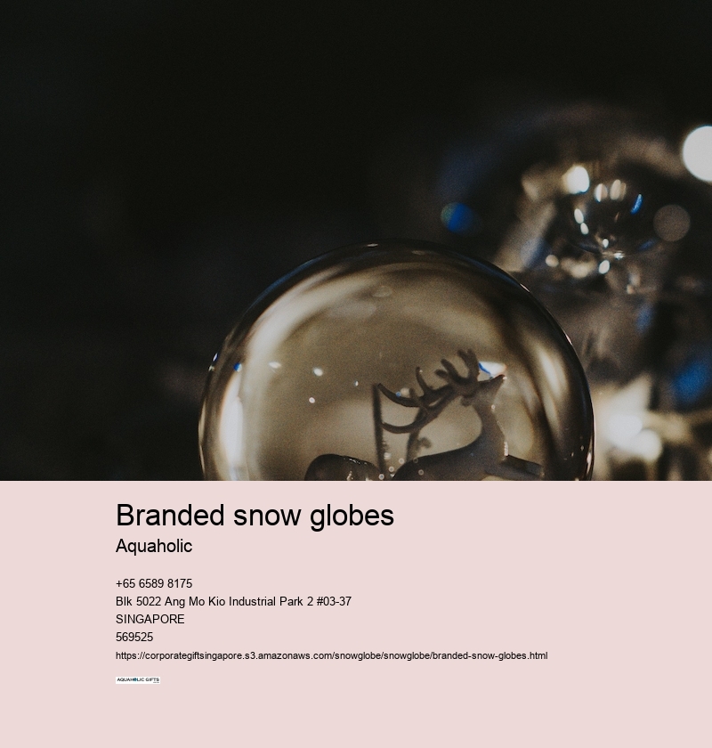 branded snow globes