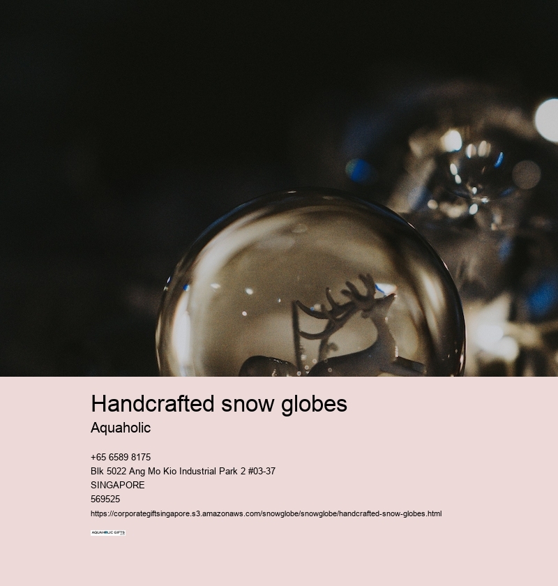 handcrafted snow globes