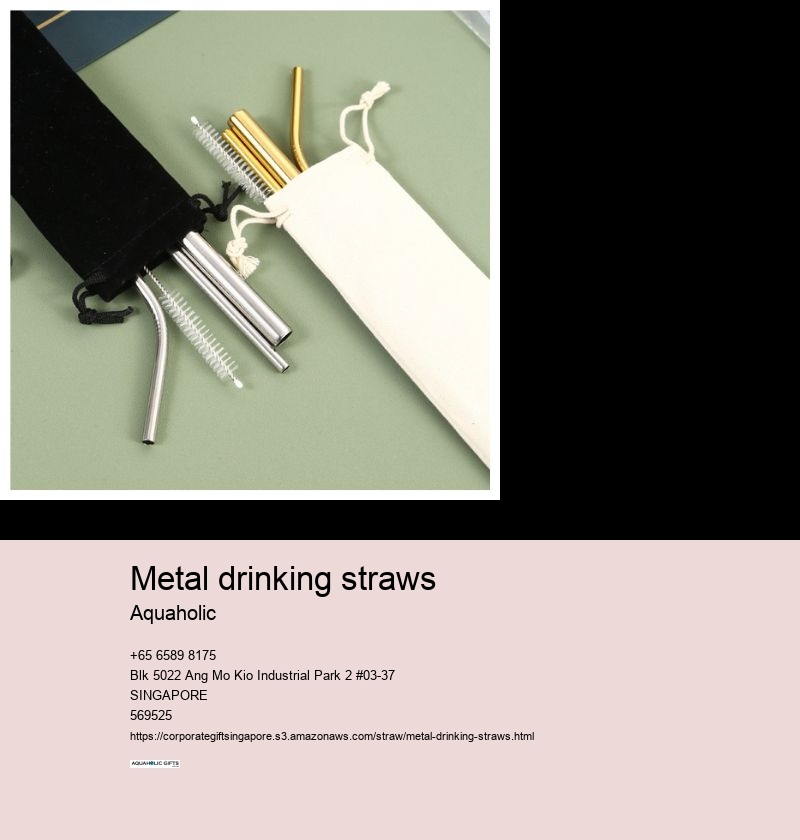 metal drinking straws