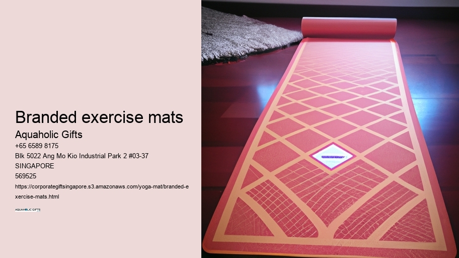 branded exercise mats