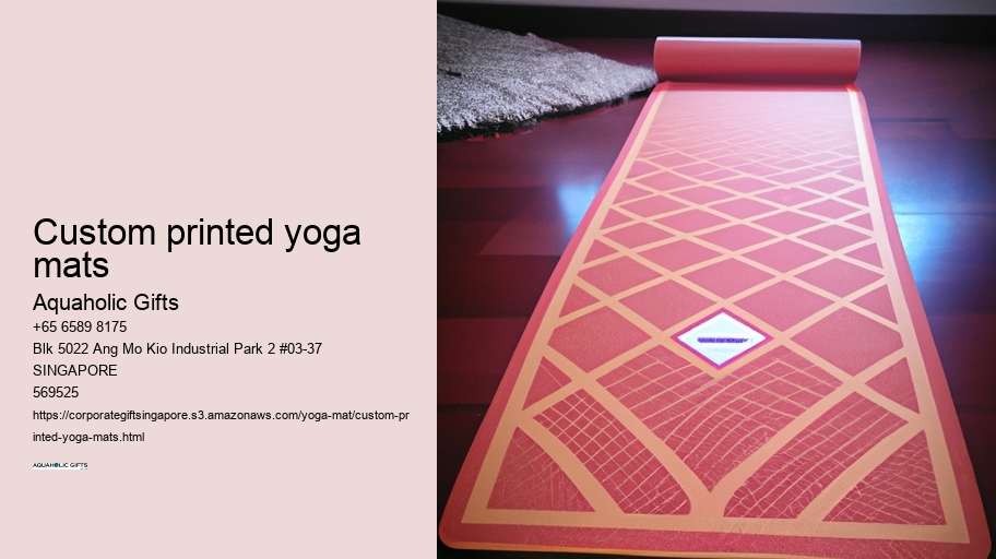 custom printed yoga mats