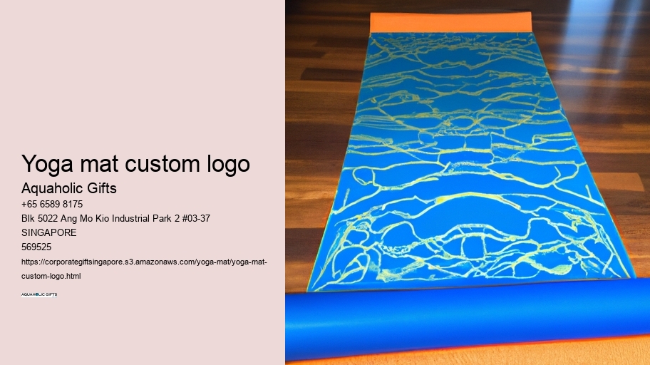 yoga mat custom logo